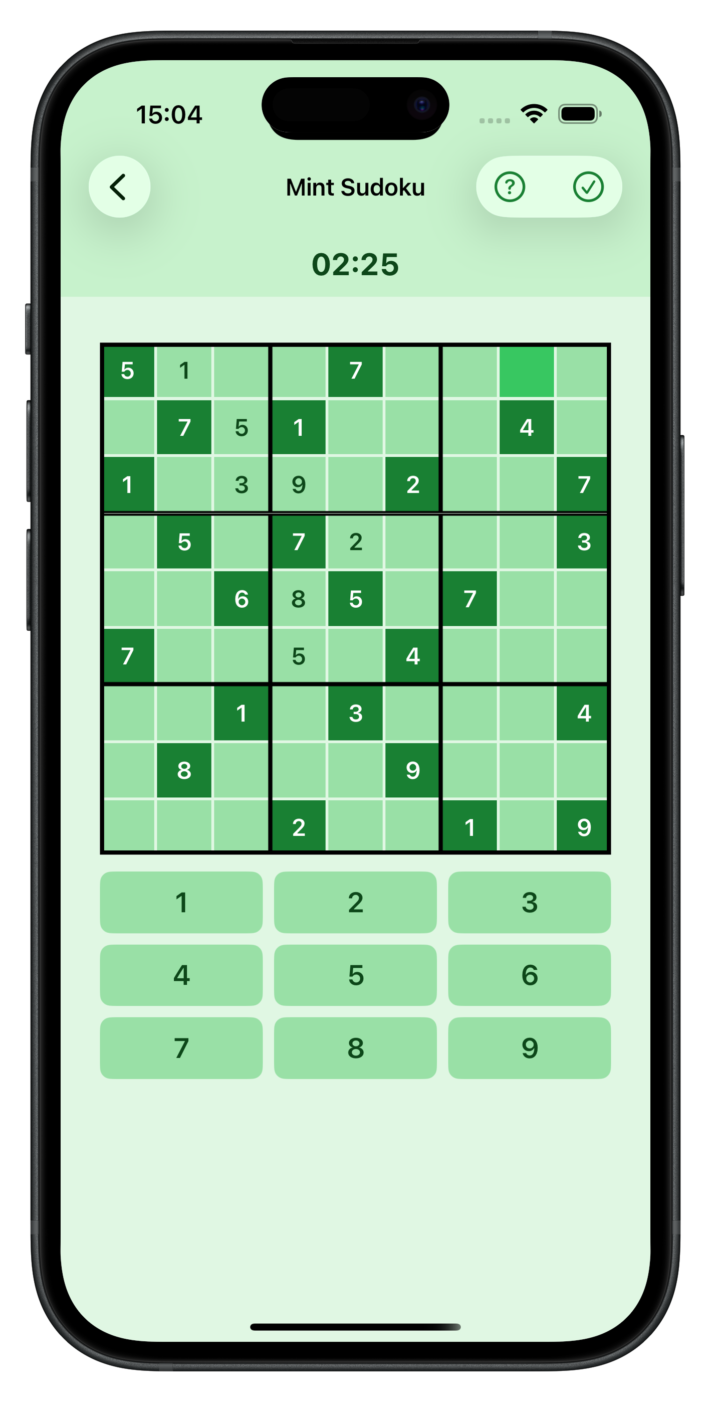 Mint Sudoku